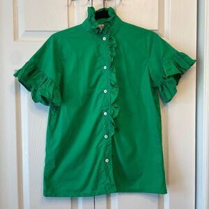 Millie Resort & Travel Kelly Green Vanessa Top